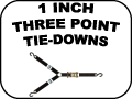 1 INCH THREE POINT TIE-DOWNS