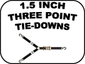 1.5 INCH THREE POINT TIE-DOWNS